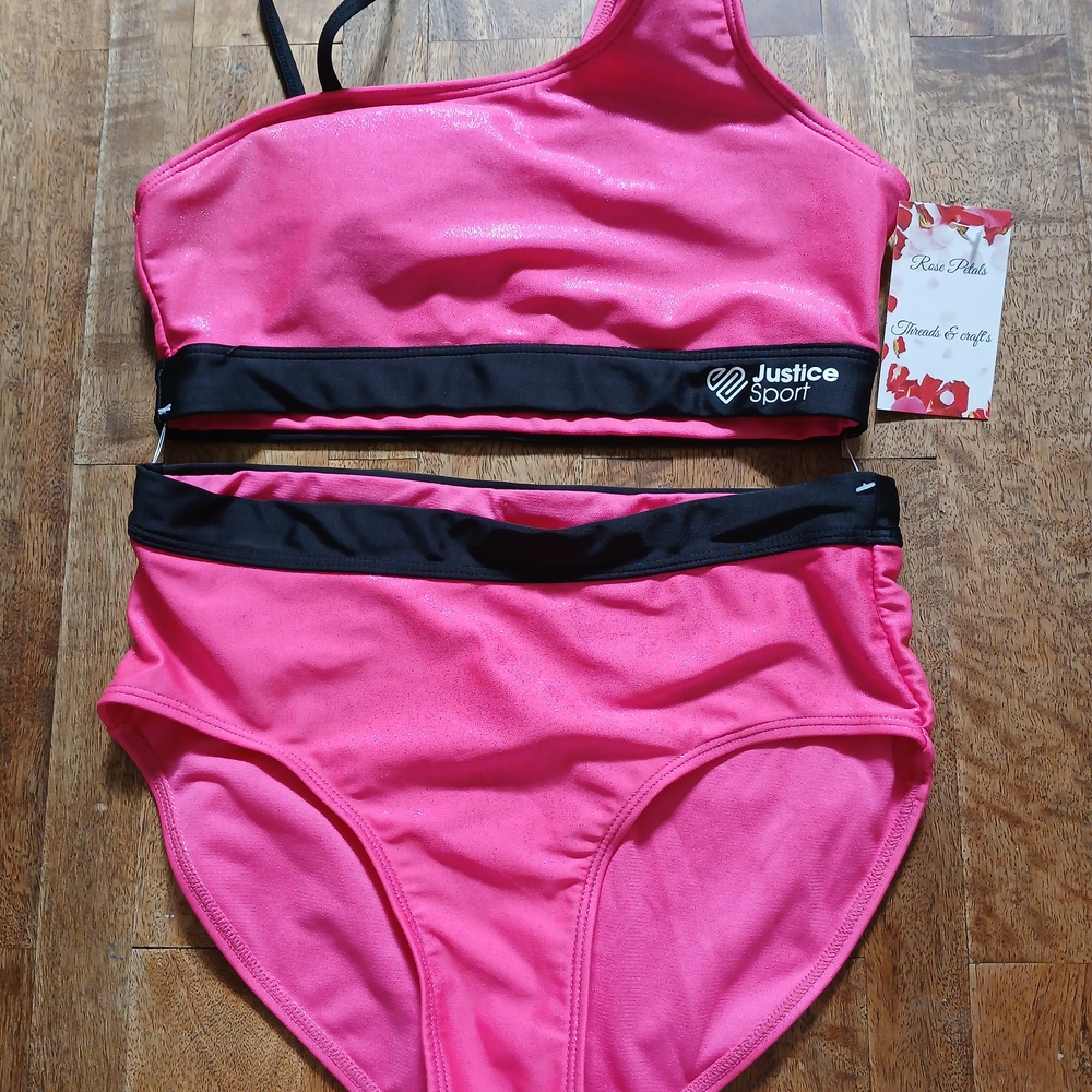 Justice Pink Kids Two Piece